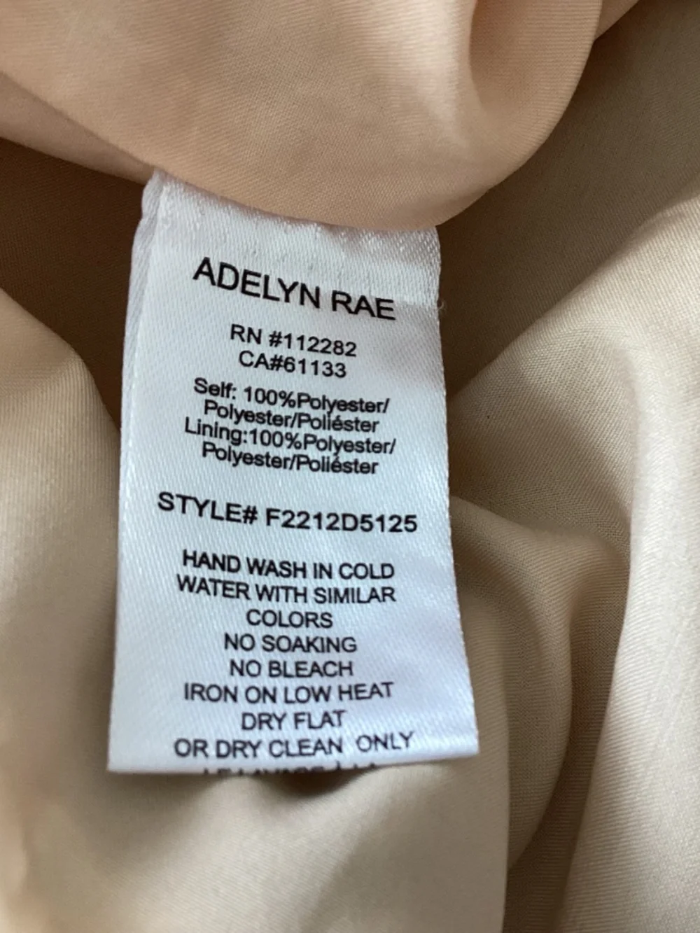 Adelyn Rae Adeline Palm Lace Midi Dress, size XL - Picture 12 of 12